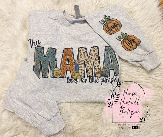 This “mama” loves her little pumpkins.